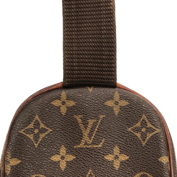 Authentic Louis Vuitton pochette gange monogram bum bag waist bag mini - Picture 10 of 14